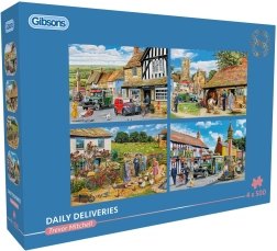 Gibsons puzzle Denné dodávky 4×500 dielikov