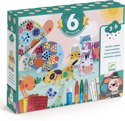 DJECO kreatívna sada Dom plný zvieratiek