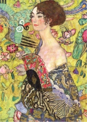 Puzzle Dáma s vejírom 1000 dielikov EDUCA