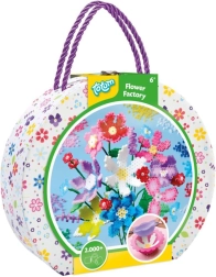 Kreatívny kufrík so zažehlovacími korálikmi Flower Factory 2000 ks