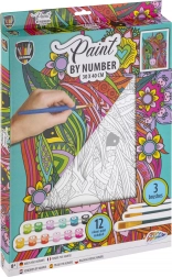 Maľovanie podľa čísel – jednorožec, plátno 30 × 40 cm