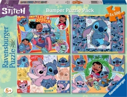 Puzzle Disney Stitch 4x100 dielikov