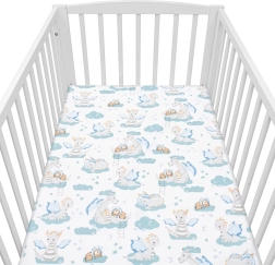 Bavlnená plachta do postieľky NEW BABY Dráčik 120 × 60 cm