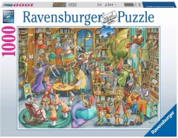 Puzzle 2D 1000 Ravensburger Sever v knižnici