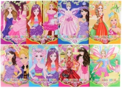 Omaľovánky pre dievčatá – zošit 16 listov