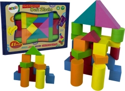 Penené stavebné kocky pre deti – 41 dielov