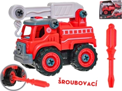 Skrutkovacie hasičské auto 13 cm