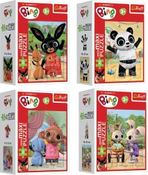 Puzzle mini maxi 20 dielikov BING – priatelia, 4 motívy