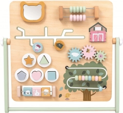 Drevená activity board farma pre deti 2+