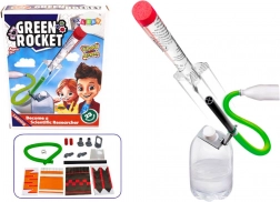 ekologická vodná raketa na stlačený vzduch – vedecké experimenty pre deti (23 dielov)
