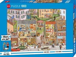 HEYE puzzle Seek & Find: Mestské domy 1000 dielikov