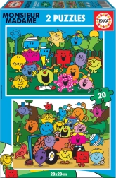 Puzzle EDUCA Monsieur Madame 2×20 dielikov