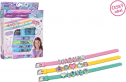 Tvorba náramkov s písmenami – český obal