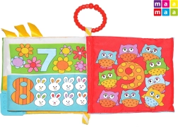 Látková knižka pre bábätká 15 × 15 cm