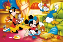Trefl Puzzle Disney: Mickey Mouse a priatelia 600 dielikov
