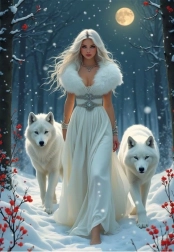 Puzzle BLUEBIRD Vlčia kráľovná 1000 dielikov