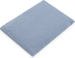 Mušelínový hrejivý a chladivý vankúšik s višňovými kôstkami NEW BABY Standard, modrý