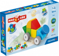 Geomag Magicube auto – magnetická stavebnica 13 dielikov