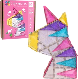 Magnetické stavebnice CONNETIX Glitter Unicorn Pack 56 dielikov