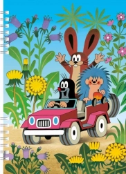 Zápisník A5 s Krúžkovou Väzbou - Krtko