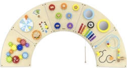 viga montessori nástenná manipulačná tabuľa – senzorický oblúk