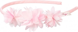 Souza! - čelenka do vlasov s tylovými kvetmi