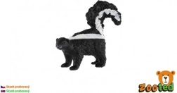 Plastová figúrka pruhovaného skunka 5 cm