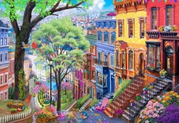 Puzzle Jarné mesto 1000 dielikov od Bluebird