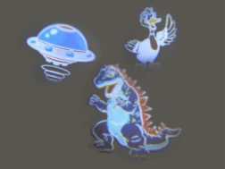 Laserové pištole s projektorom