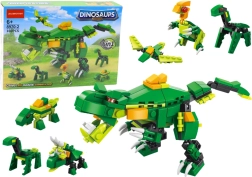 Stavebné kocky dinosaurov 6v1 Dinosaur DIY Set 160 dielov.
