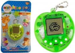 Elektronická hra TAMAGOTCHI zelená s krátkym retiazkom