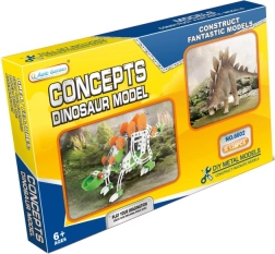 Kovová stavebnica stegosaurus 125 ks