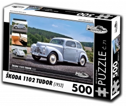 Puzzle Retro-autá Škoda 1102 Tudor 500 dielikov