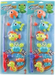 Chytanie rybičiek – detská hra s prútom a morskými zvieratkami