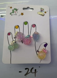 Súprava Prstienkov s Ovocím, 5 ks