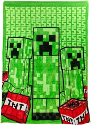 Minecraft creeper deka s vankúšom