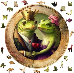 Drevené puzzle Láska a žaby 505 dielikov