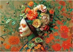 Puzzle Kráľovná Jašteríc 1000 dielikov