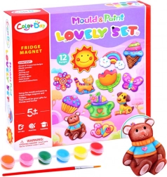 Kreatívna sada na výrobu a maľovanie magnetiek