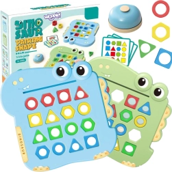 Montessori hra dinosaurus – párovanie tvarov WOOPIE