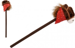 detský plyšový kôň na tyči