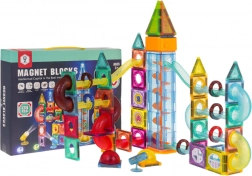 Magnetická stavebnica - guľôčková dráha 134 kusov