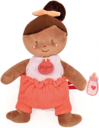 Doudou Jolijou bábika 18 cm oranžová