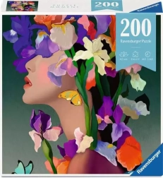 Ravensburger Puzzle Moment Kvetinová hlava Iris 200 dielikov