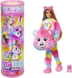 Barbie Cutie Reveal Care Bears Séria 2 Ružová
