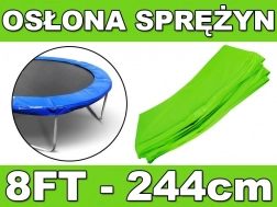 Ochranný kryt na pružiny trampolíny 244 cm (8 FT) – zelený