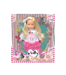 Bábika Bambolina Molly s 3 pesničkami, 40 cm