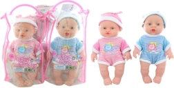 Bábika bábätko so zvukom 24 cm v pyžamku - 1 kus