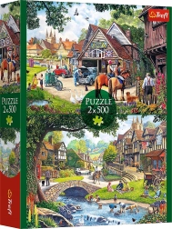 Puzzle 2x500 Idylický život