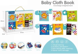 Textilné knižky pre deti so zvieratkami a hryzátkom